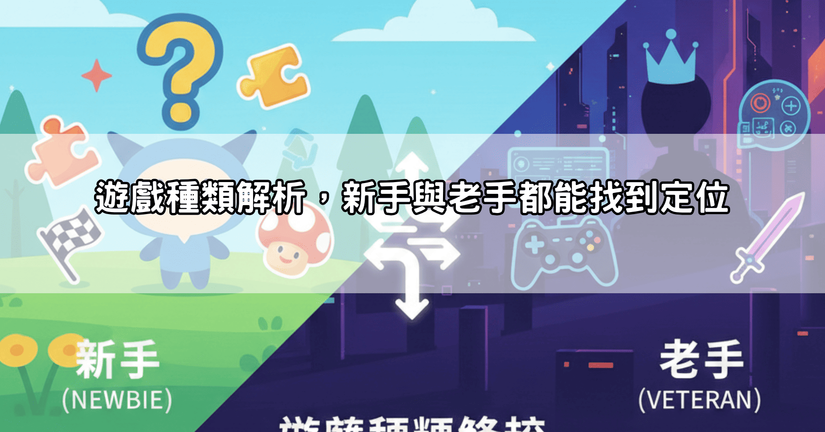 遊戲種類解析，新手與老手都能找到定位