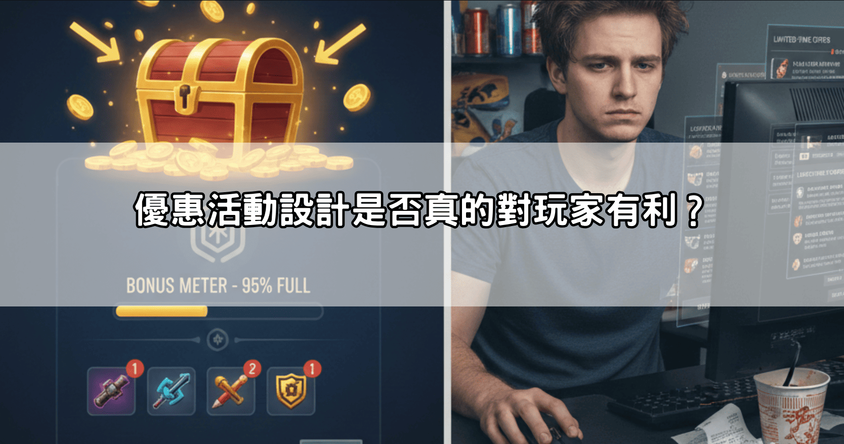 優惠活動設計是否真的對玩家有利？