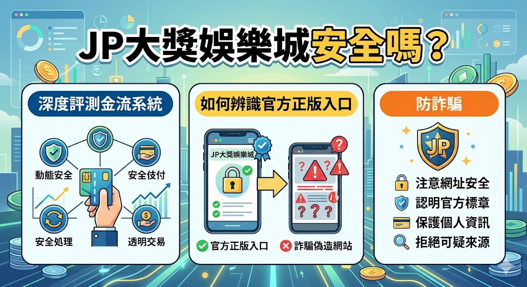 探討 JP 大獎娛樂城的安全性時,金流系統的穩定度與入口網站的真實性是兩大核心指標。深度評測顯示,該平台採用多重加密技術保護玩家資產,但隨著知名度提升,市面上出現大量偽冒的假入口站點試圖詐取資安與金鑰。玩家若要辨識官方正版入口,必須檢查網址是否有正確的 SSL 安全憑證,並觀察官方客服的連動性,避免點擊不明的簡訊連結或來源可疑的廣告跳轉。確保金流安全的首要法則在於確認存款帳號的變動頻率與提領程序的透明度,資深玩家建議應隨時對比社群討論區的最新評價,並在登入前仔細比對官方標誌與介面細節。透過強化個人防詐意識,並掌握系統化辨識技巧,才能在追求 JP 大獎的過程中,有效避開虛假網站的誘騙陷阱,確保每一次的儲值與提領都能在高度安全的防護機制下完成。 探討 JP 大獎娛樂城的安全性時,金流系統的穩定度與入口網站的真實性是兩大核心指標。深度評測顯示,該平台採用多重加密技術保護玩家資產,但隨著知名度提升,市面上出現大量偽冒的假入口站點試圖詐取資安與金鑰。玩家若要辨識官方正版入口,必須檢查網址是否有正確的 SSL 安全憑證,並觀察官方客服的連動性,避免點擊不明的簡訊連結或來源可疑的廣告跳轉。確保金流安全的首要法則在於確認存款帳號的變動頻率與提領程序的透明度,資深玩家建議應隨時對比社群討論區的最新評價,並在登入前仔細比對官方標誌與介面細節。透過強化個人防詐意識,並掌握系統化辨識技巧,才能在追求 JP 大獎的過程中,有效避開虛假網站的誘騙陷阱,確保每一次的儲值與提領都能在高度安全的防護機制下完成。